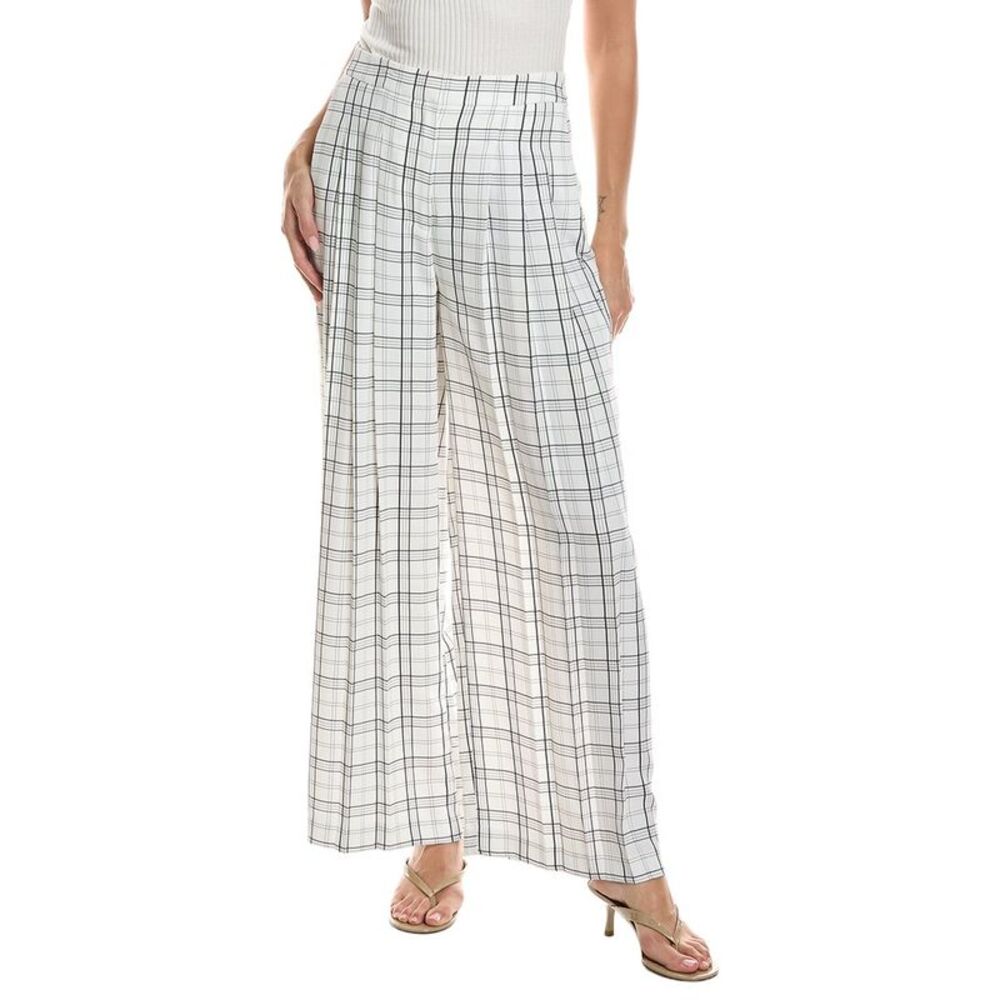 Kenneth Cole Womens High Rise Wide Leg Pant, Yellow
